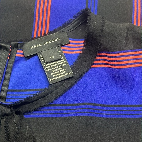 Marc Jacobs Blue and Red Striped Sleeveless Top BOX27 - Picture 3 of 4